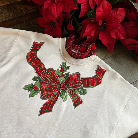 Jerzees Hand-Painted Top w/Holiday Motif NWOT - Picture 5 of 12